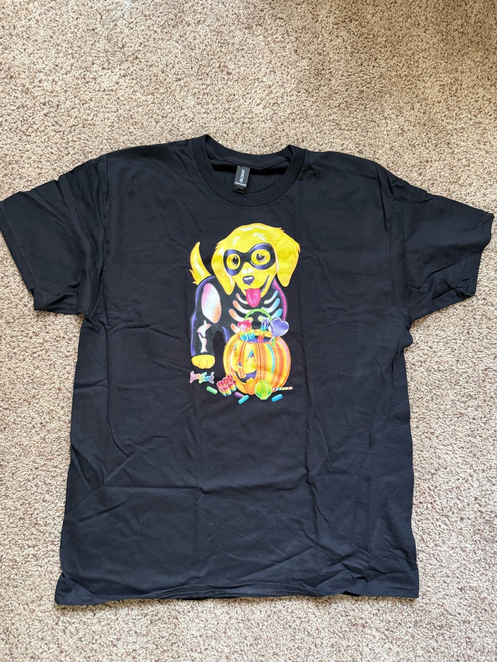 Lisa Frank Casey bones Halloween shirt